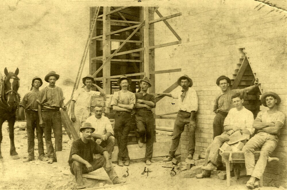 Workers at Fowler's Pottery