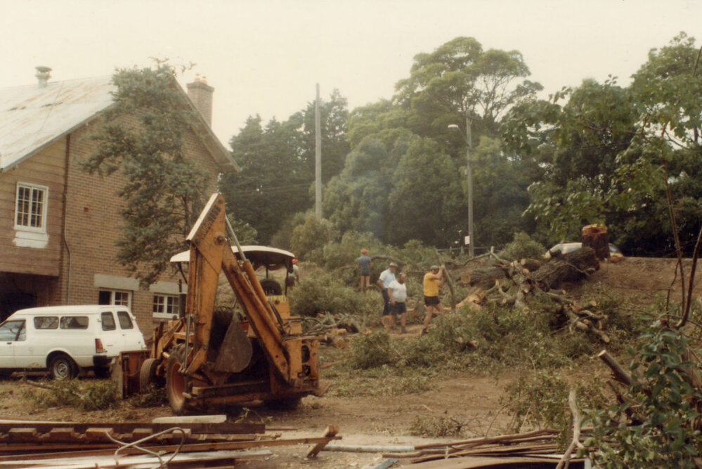 Road widening near Normanhurst Public School