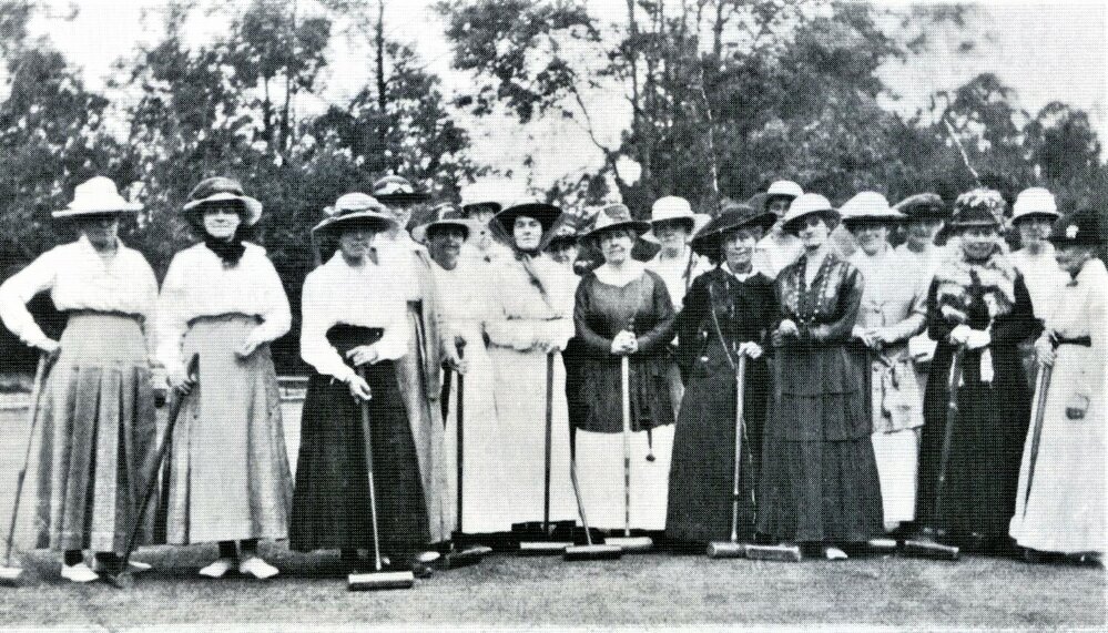 Croquet players at Beecroft