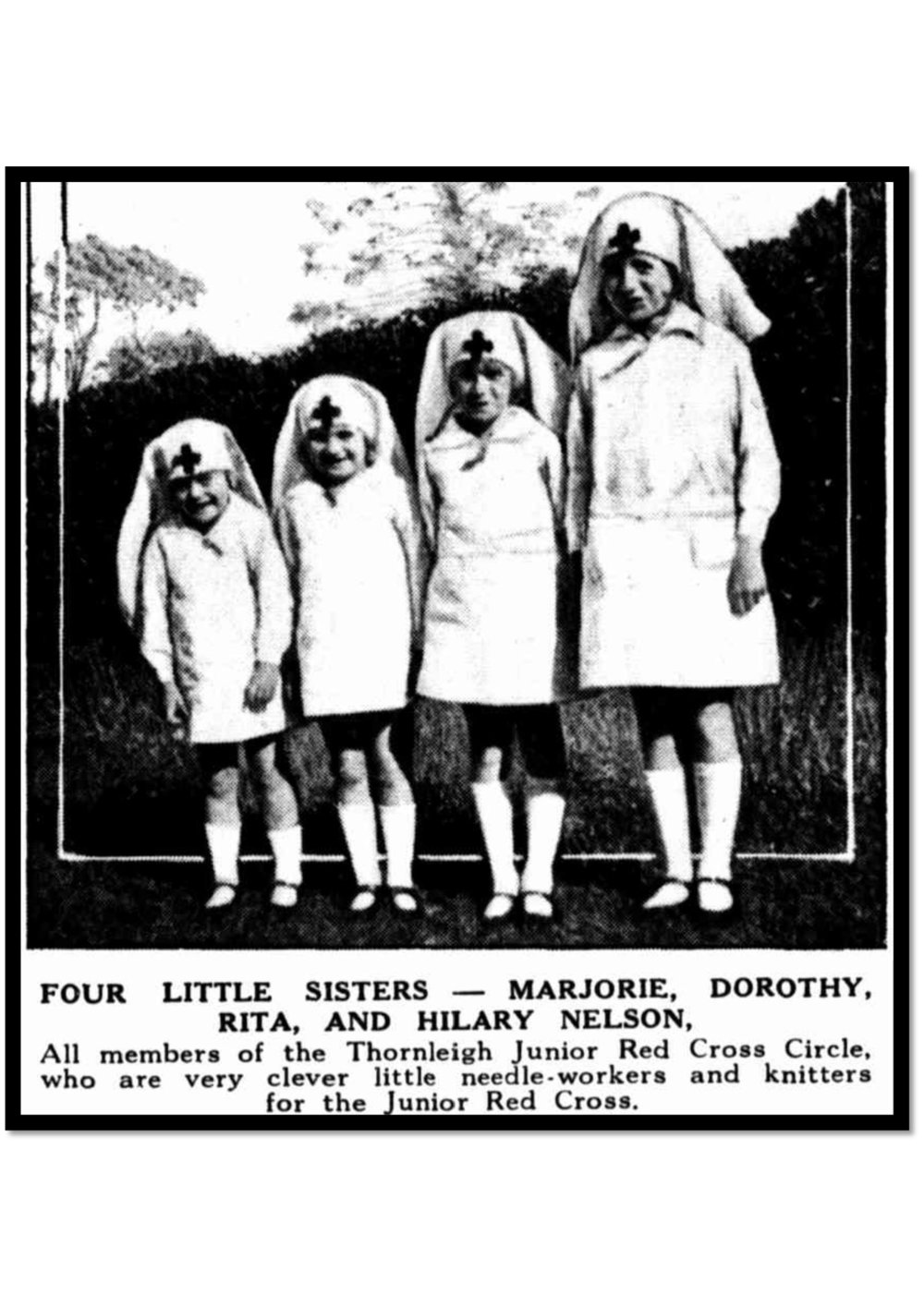 Members of the Thornleigh junior Red Cross