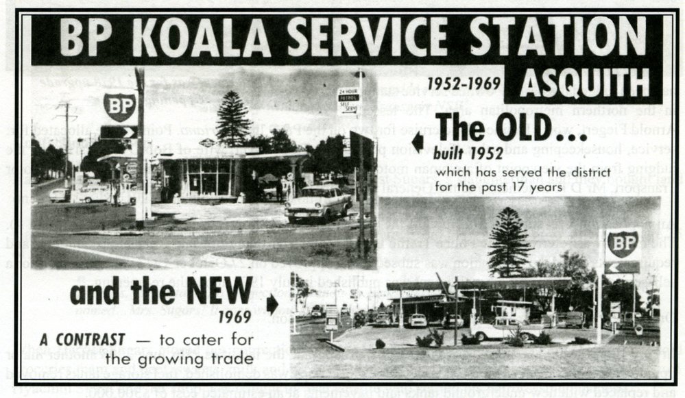 BP Koala Service Station Asquith advertisement