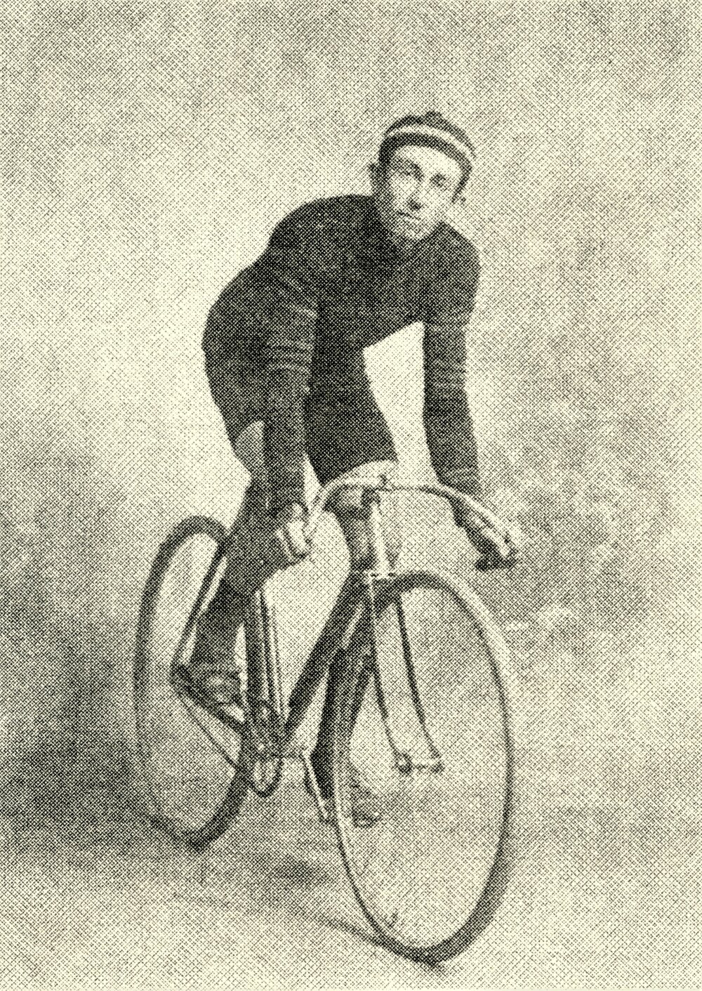 Cyclist Fred R. Ray