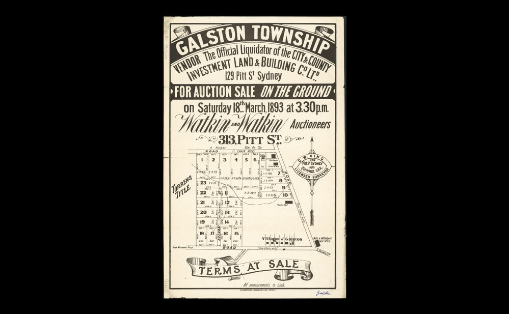 Galston Township 1893