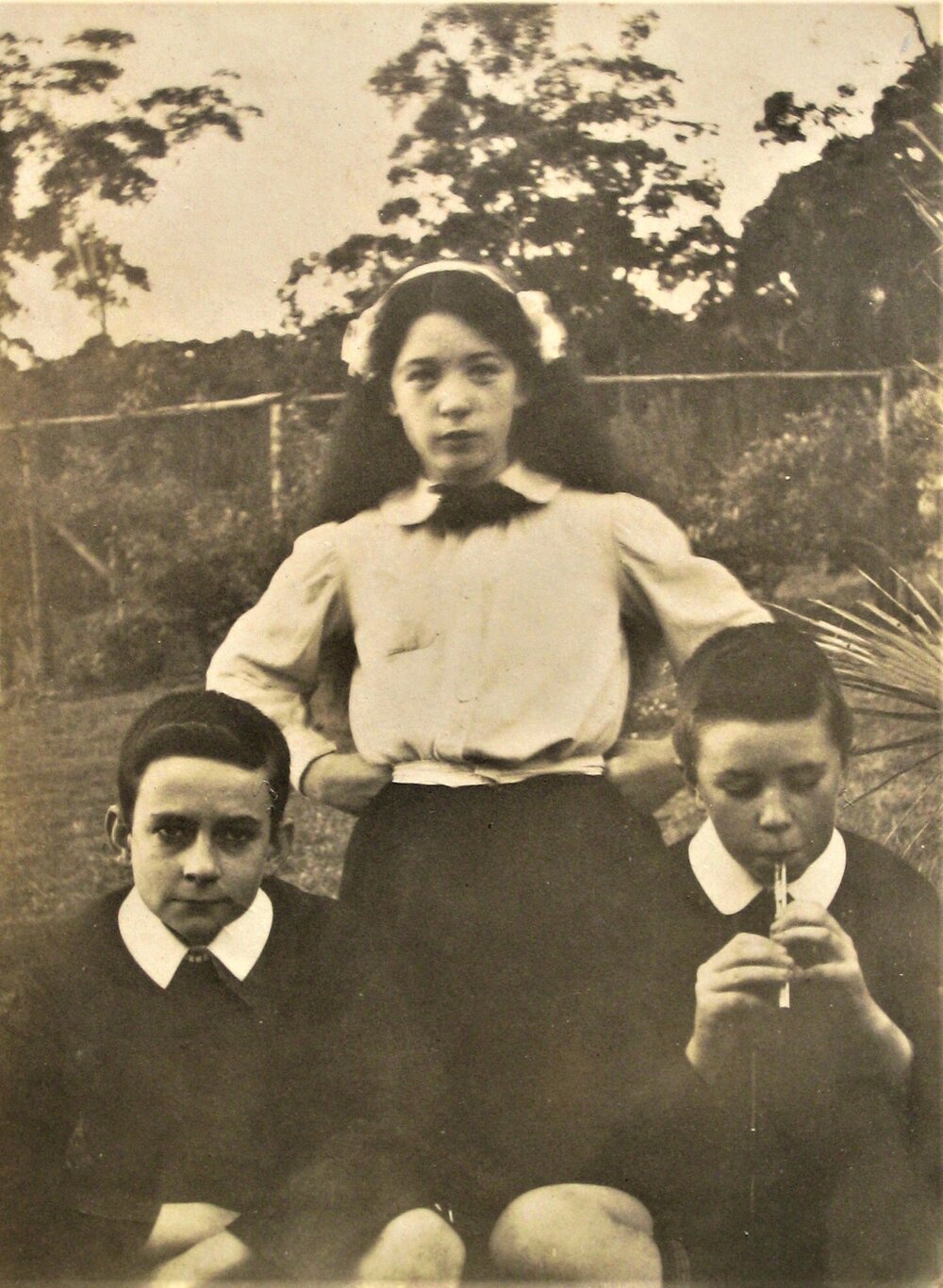 Norman Pyne with Elinor and John Wray