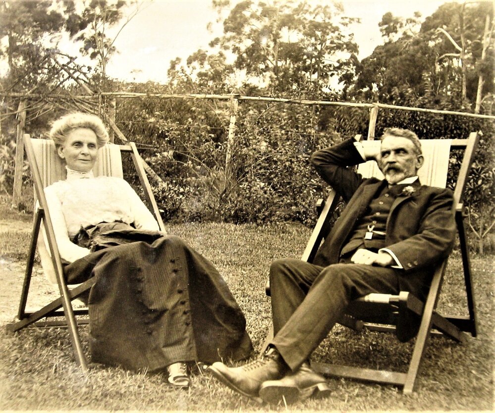 Unknown couple - Wray Family Collection