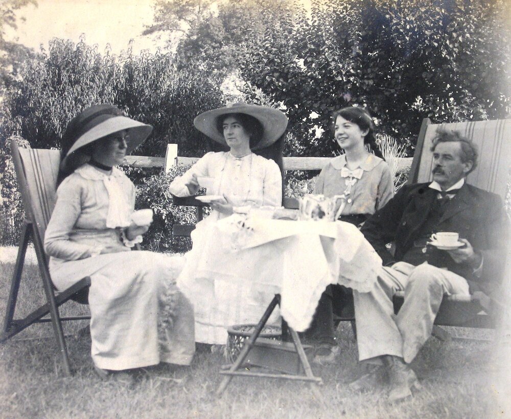 Afternoon tea in the Wray garden