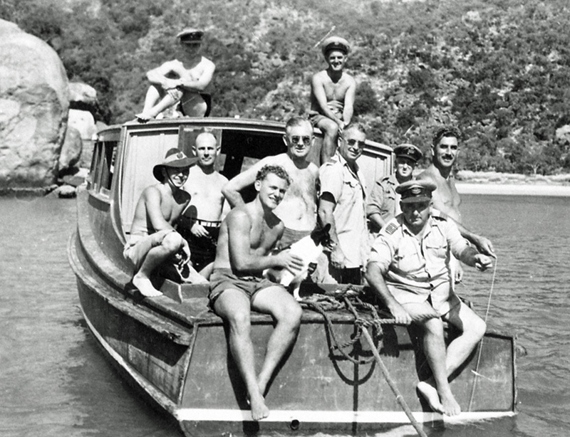 Air-force servicemen at Bobbin Head