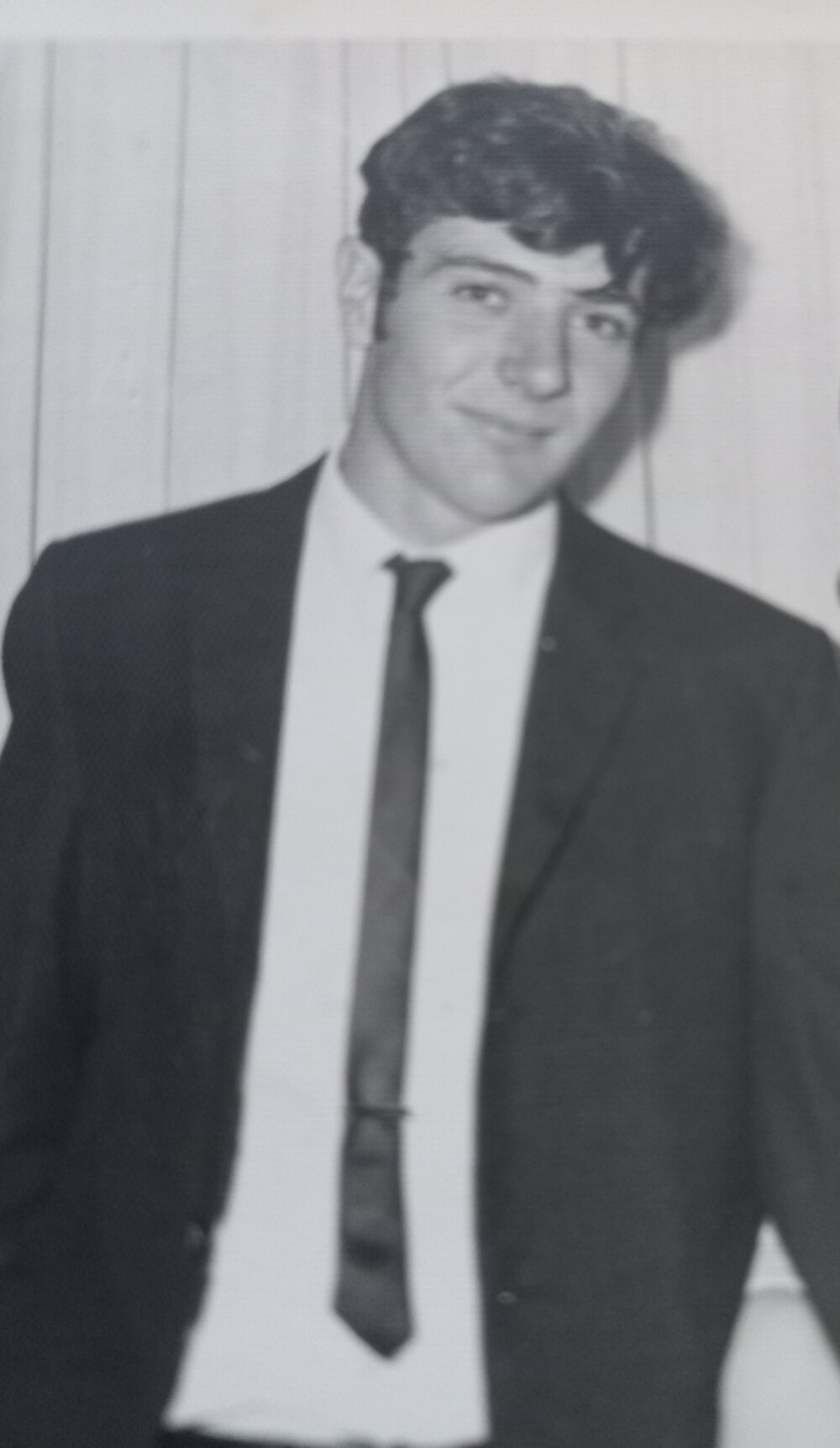 Peter Milgate in his younger years