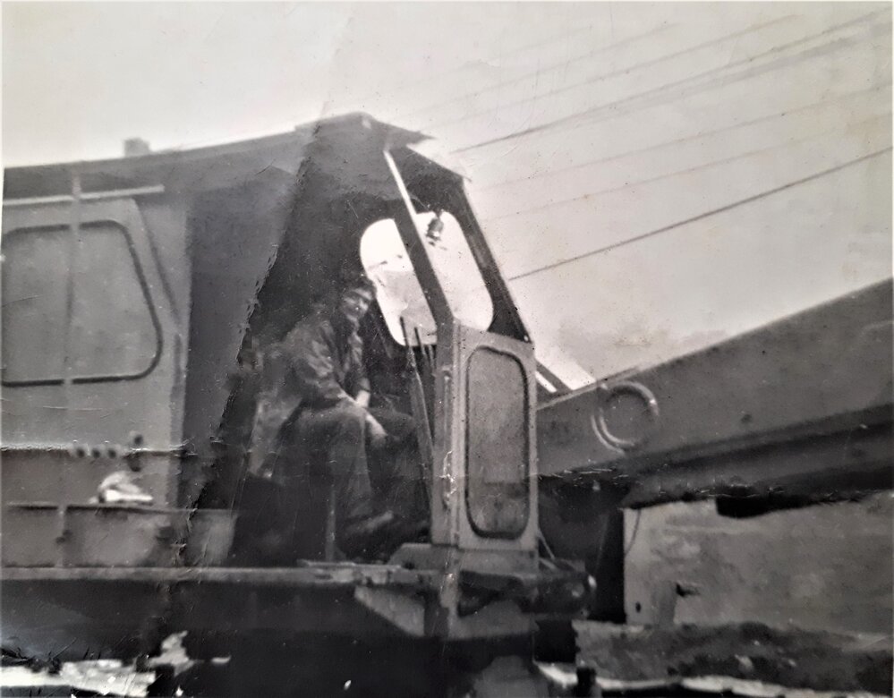 Peter Milgate at work in Hornsby Quarry