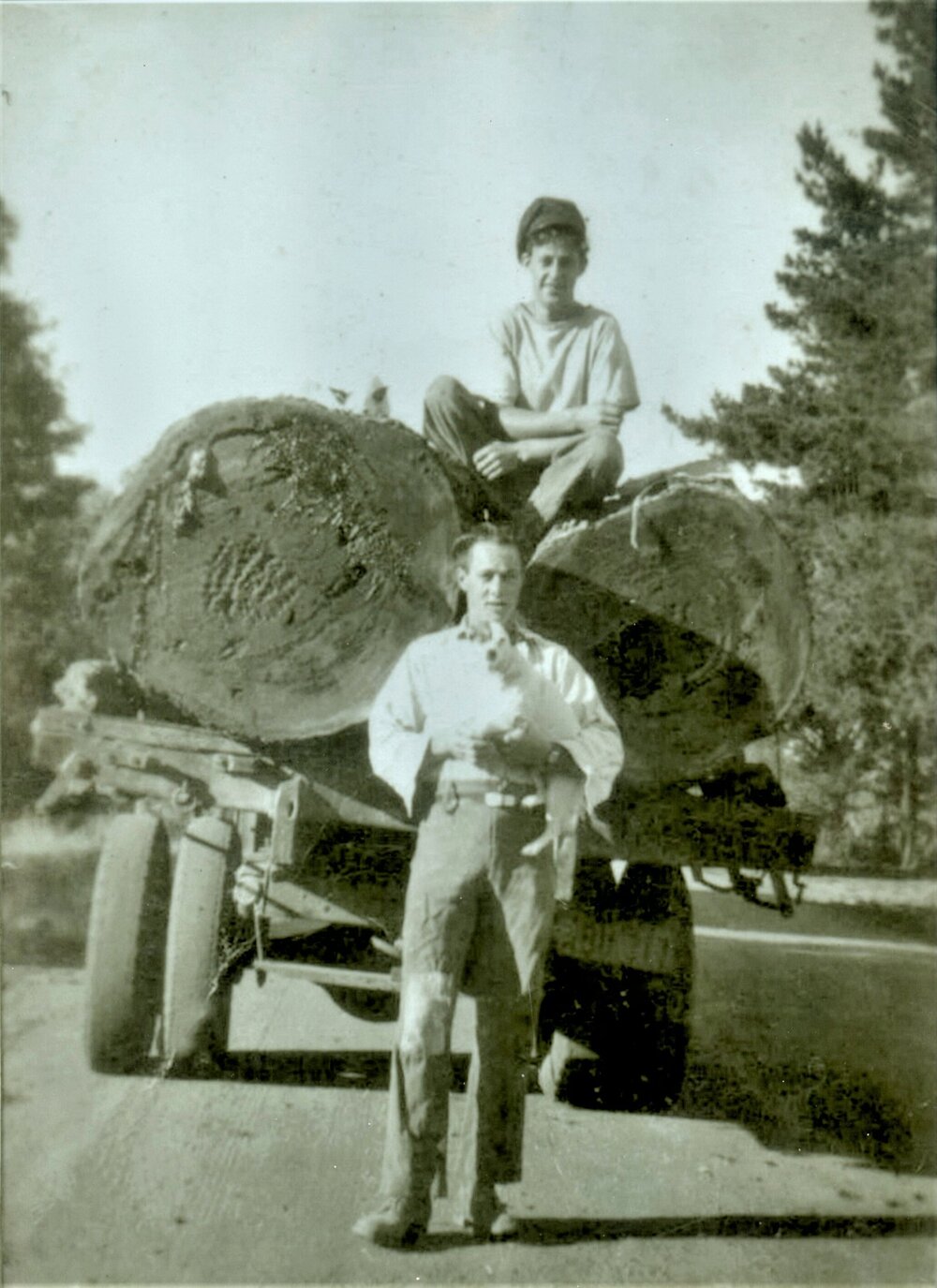 Jim Saunders and Logs