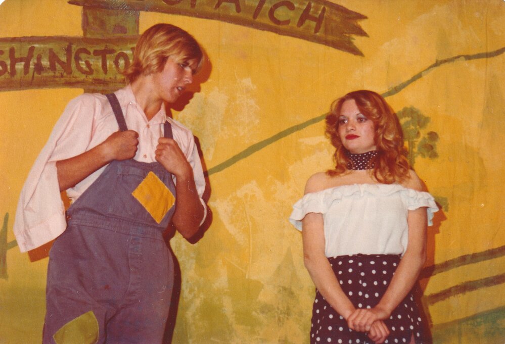 Galston High School, Lil Abner and Daisy Mae in Lil Abner 1977