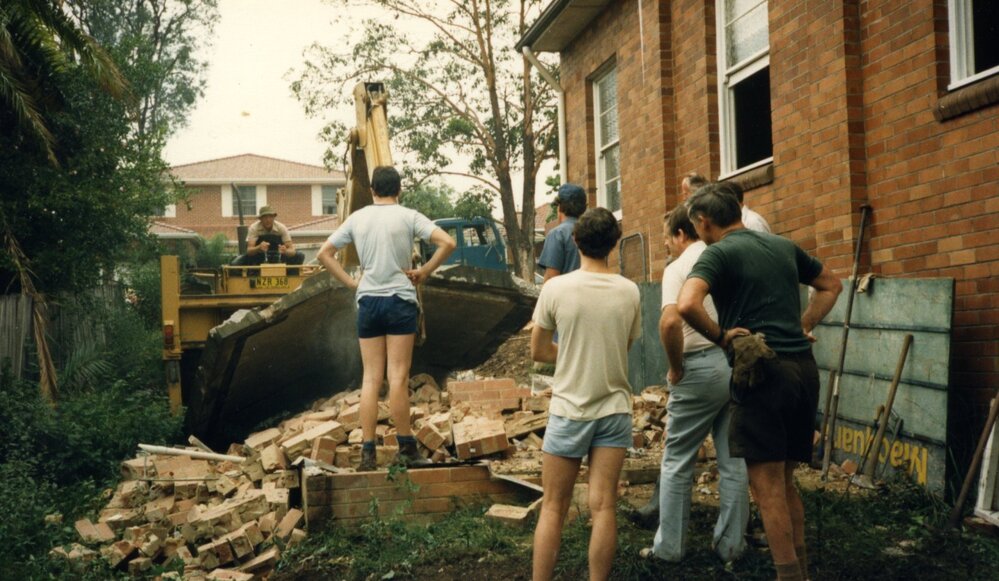 Construction of St Mark's Anglican Church complex, Pennant Hills