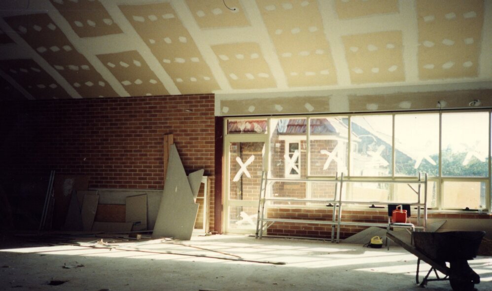 Construction of St Mark's Anglican Church complex, Pennant Hills