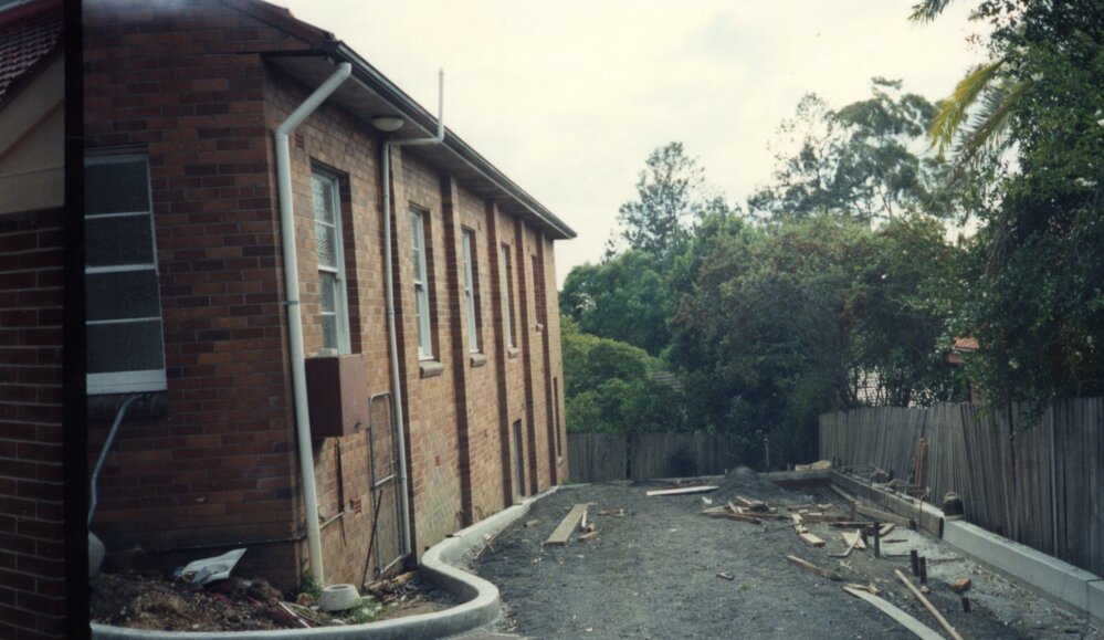 Construction of St Mark's Anglican Church complex, Pennant Hills