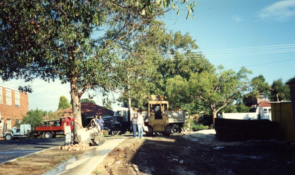 Construction of St Mark's Anglican Church complex, Pennant Hills