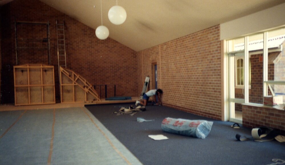 Construction of St Mark's Anglican Church complex, Pennant Hills