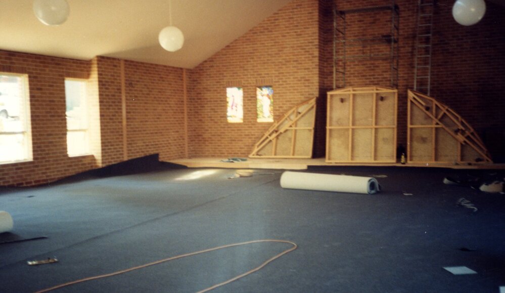 Construction of St Mark's Anglican Church complex, Pennant Hills