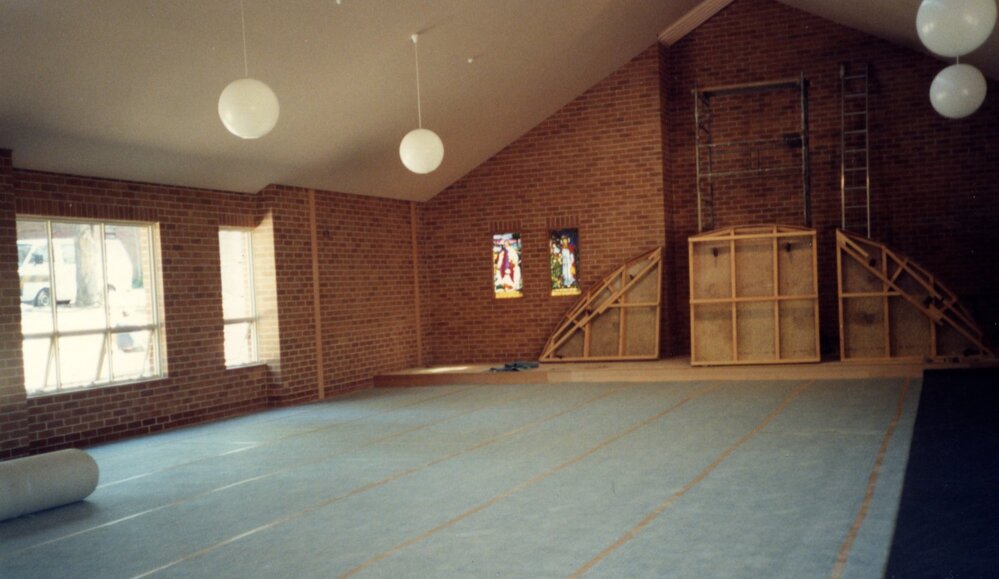 Construction of St Mark's Anglican Church complex, Pennant Hills