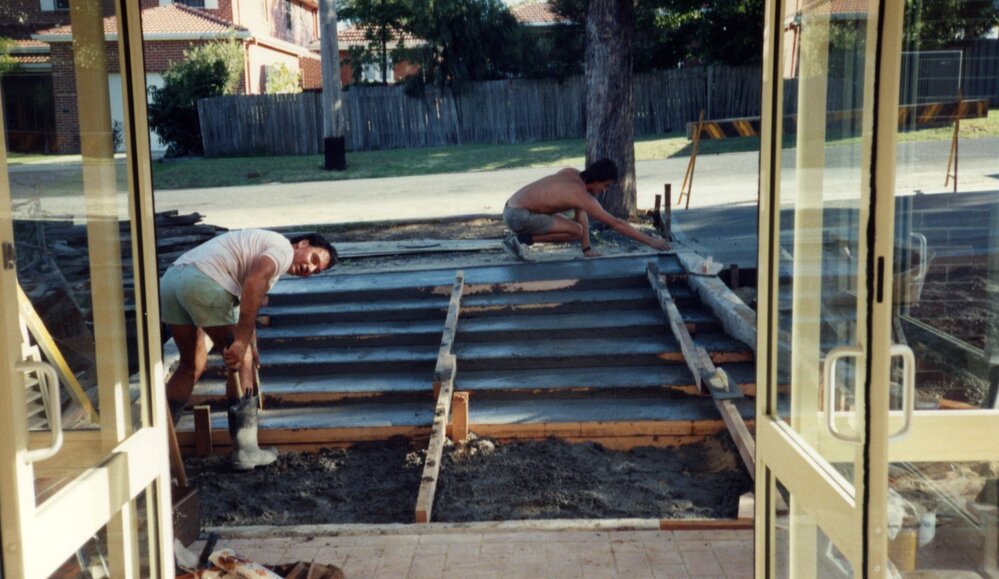 Construction of St Mark's Anglican Church complex, Pennant Hills