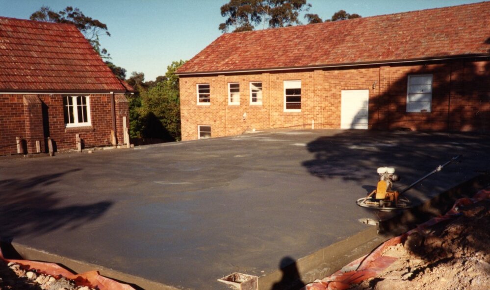 Construction of St Mark's Anglican Church complex, Pennant Hills