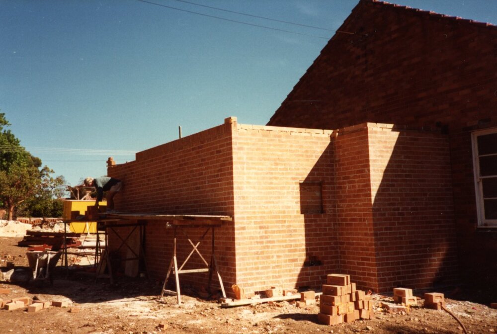 Construction of St Mark's Anglican Church complex, Pennant Hills