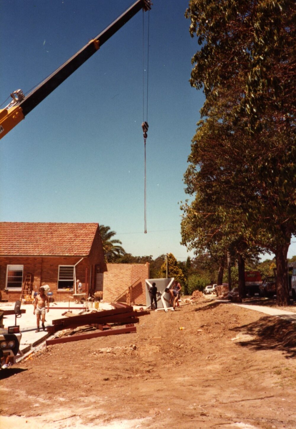 Construction of St Mark's Anglican Church complex, Pennant Hills