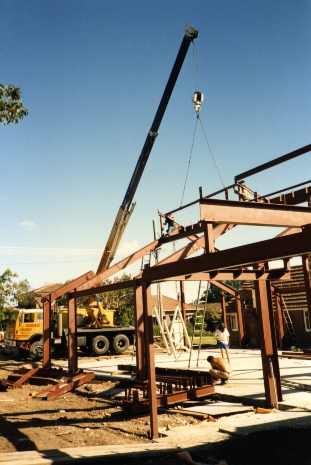 Construction of St Mark's Anglican Church complex, Pennant Hills