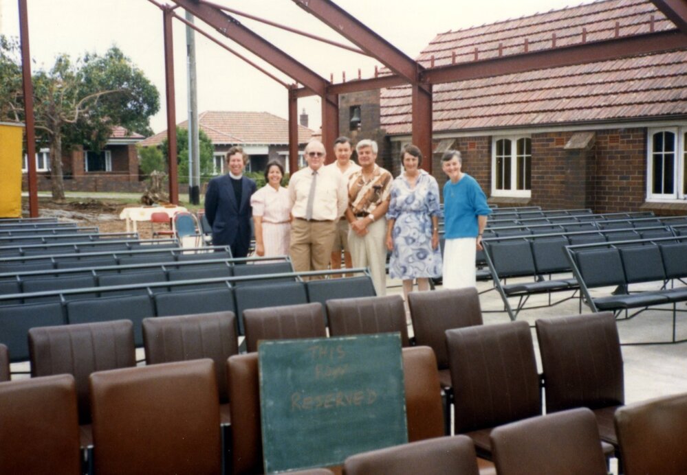 Construction of St Mark's Anglican Church complex, Pennant Hills