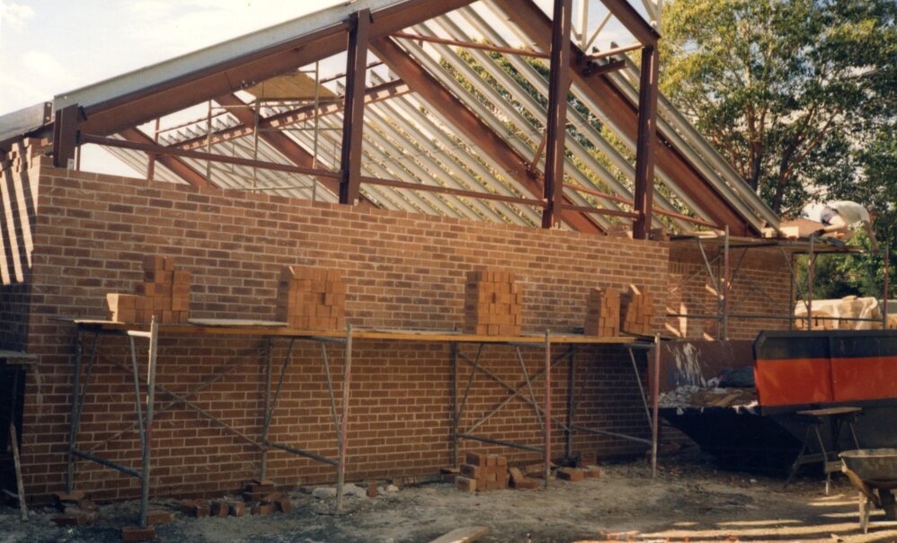 Construction of St Mark's Anglican Church complex, Pennant Hills