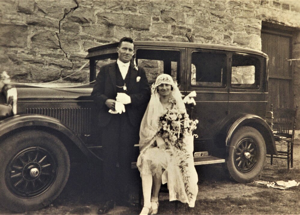 Wedding of Francis William Nicolson and Eva May Hutchinson
