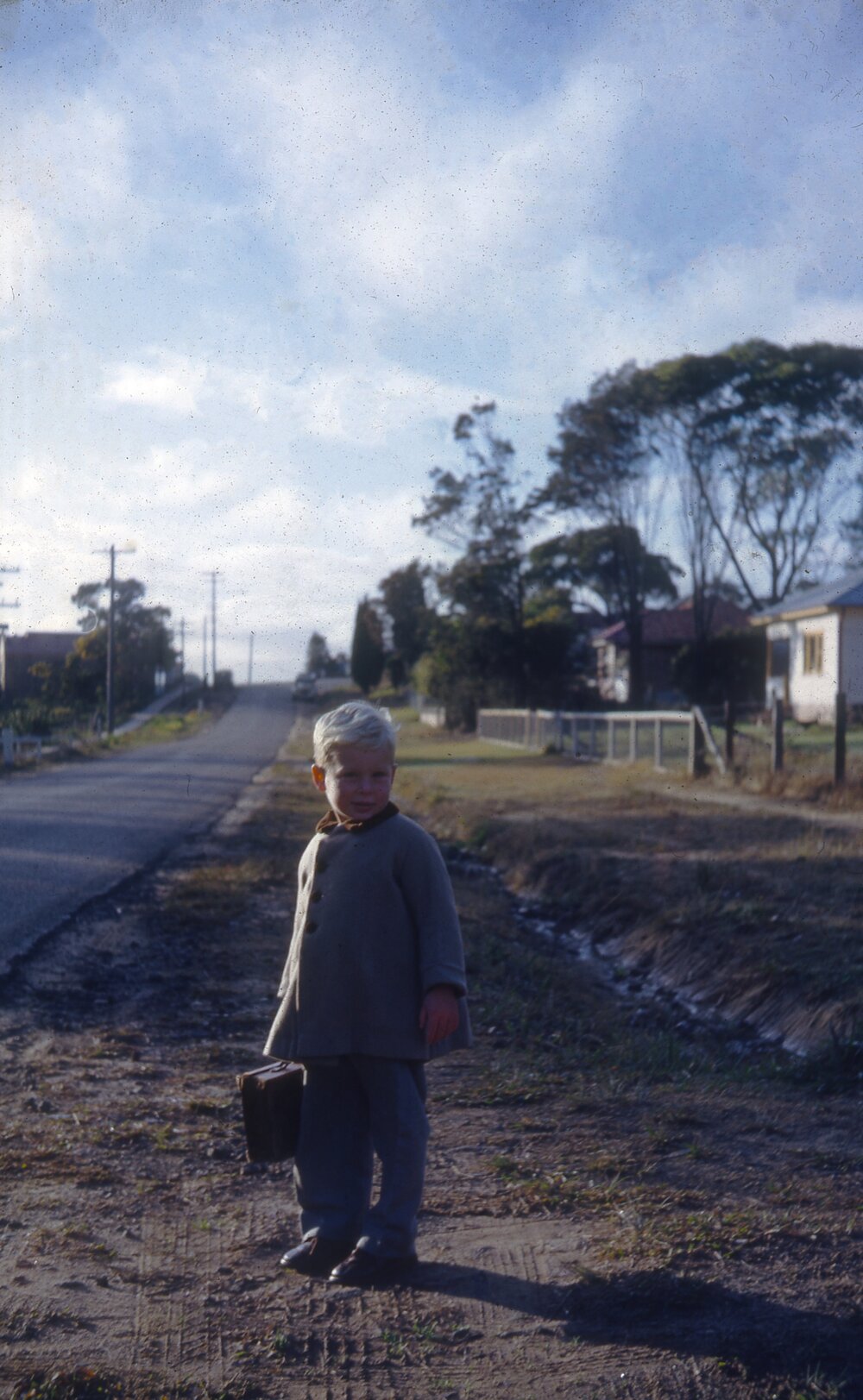 Iain Bruce's first day in Kindergarten
