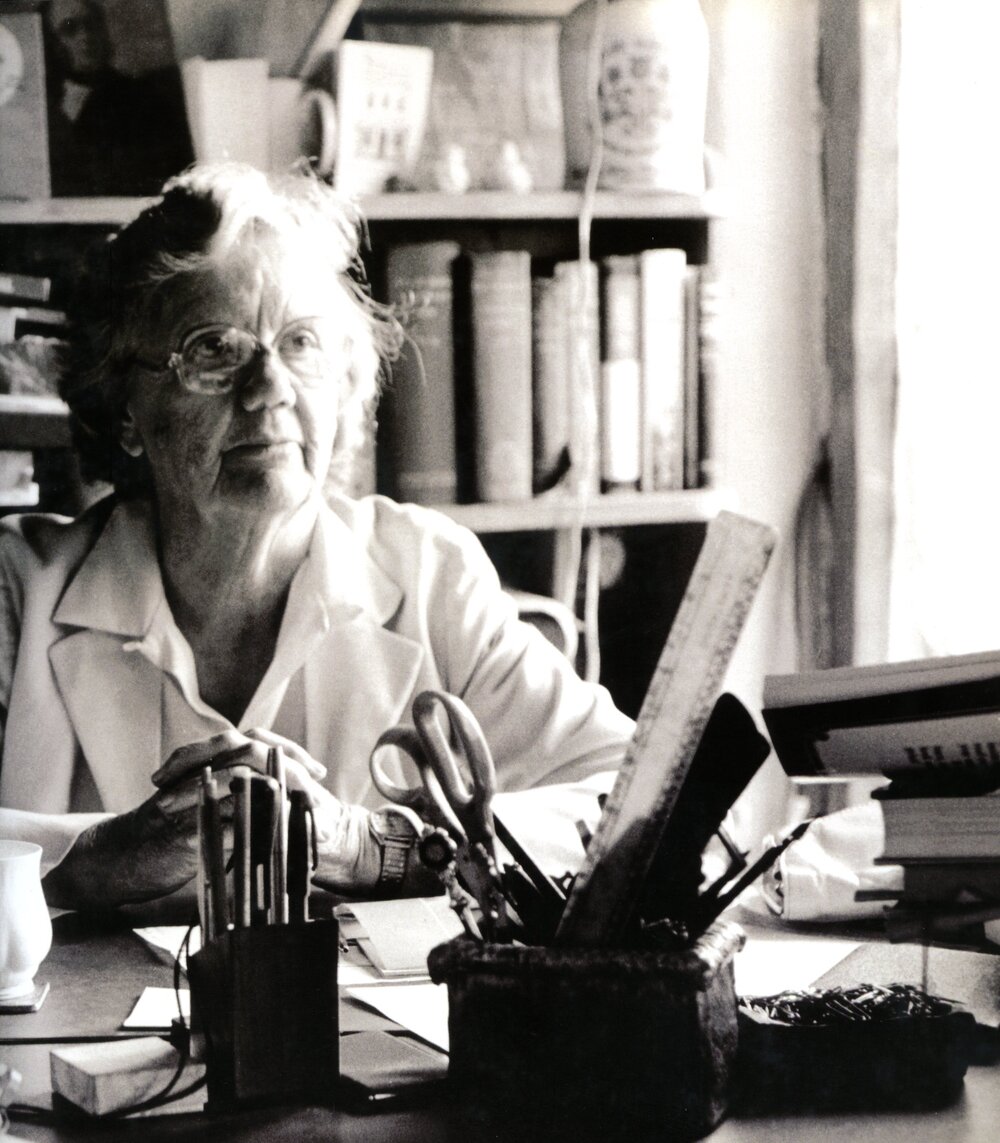 Betty Archdale in her home in Galston