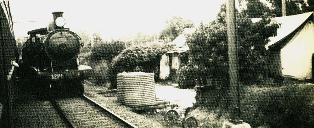 Railway worker tents