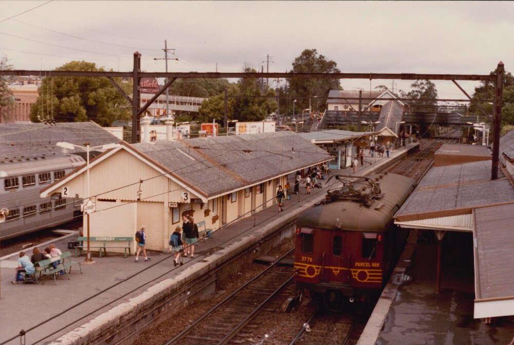 Parcel van at Hornsby Railway Station
