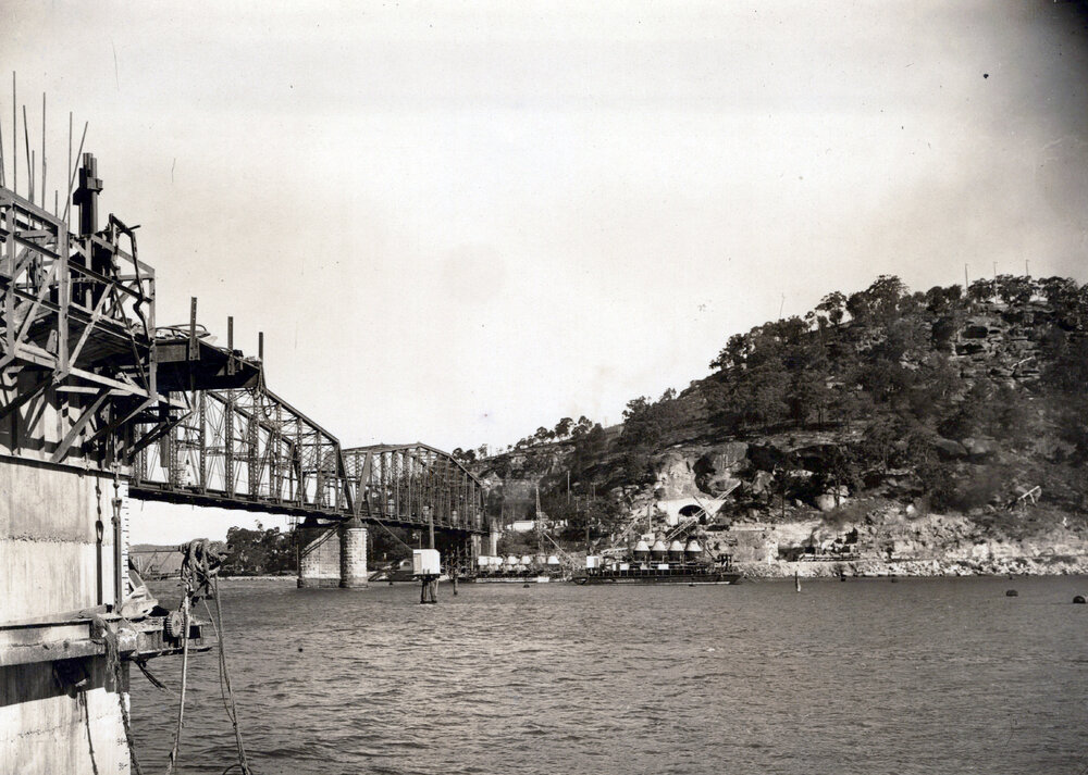Hawkesbury River Bridge Construction c.1941