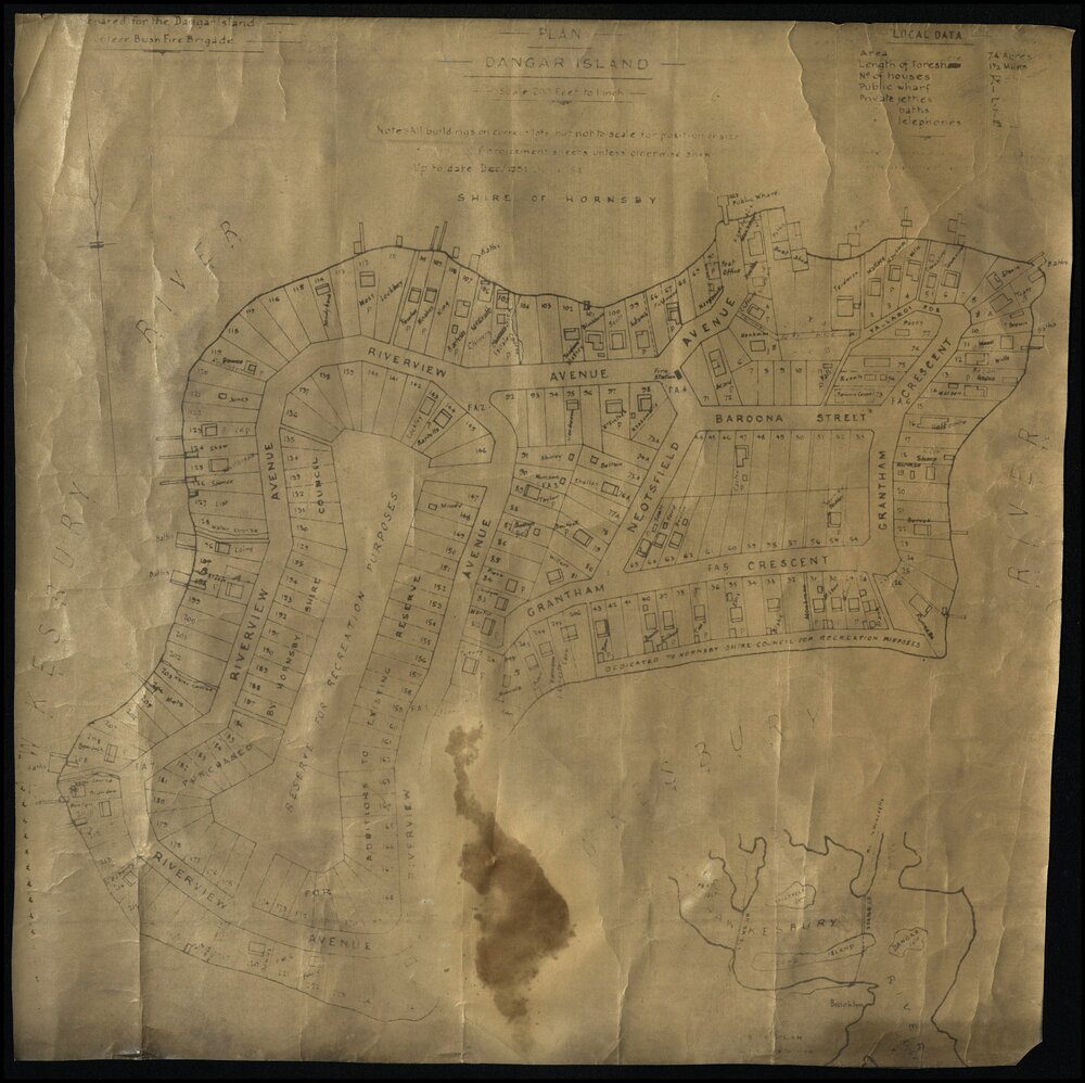 Dangar Island Plan 2, 1951 [Sheet 2 of 2]
