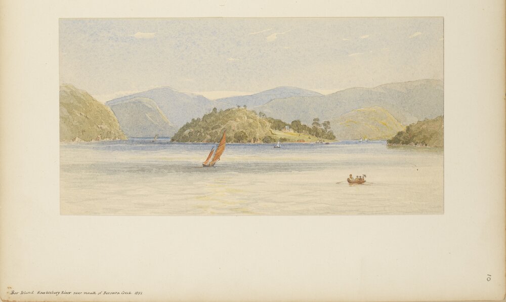 Bar Island near the mouth of Berowra Creek