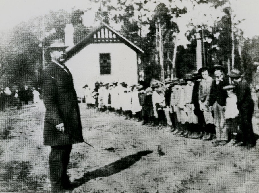 Opening of Acadia Public School building