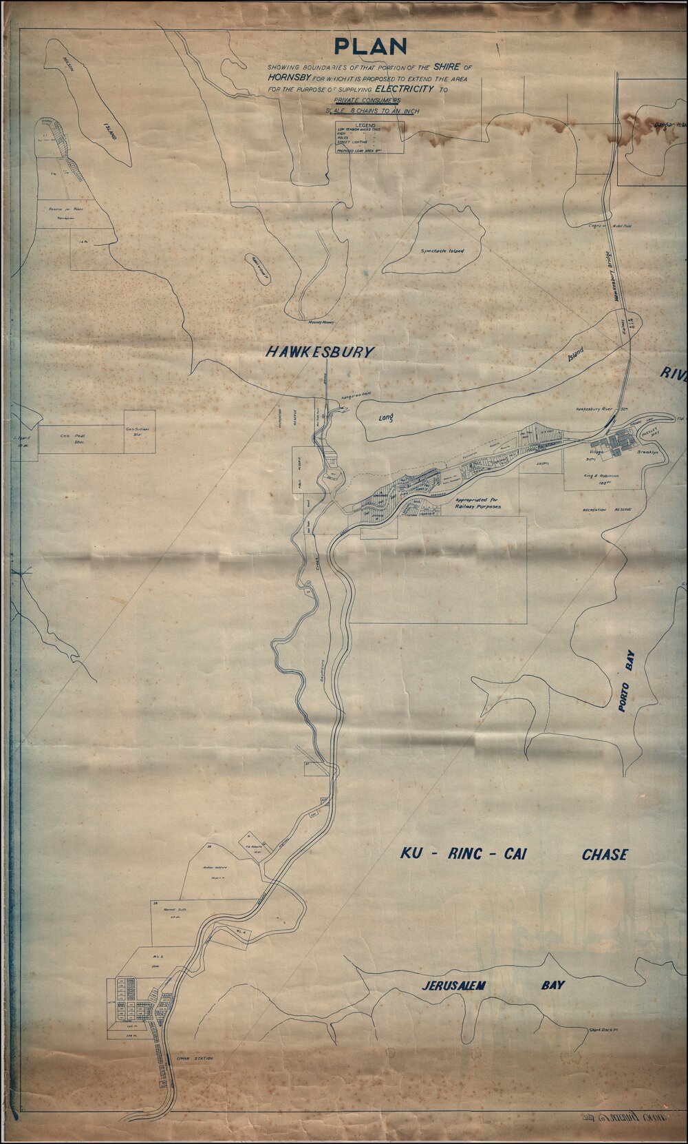Electricity plan - Brooklyn to Cowan [plan 1 of 2]