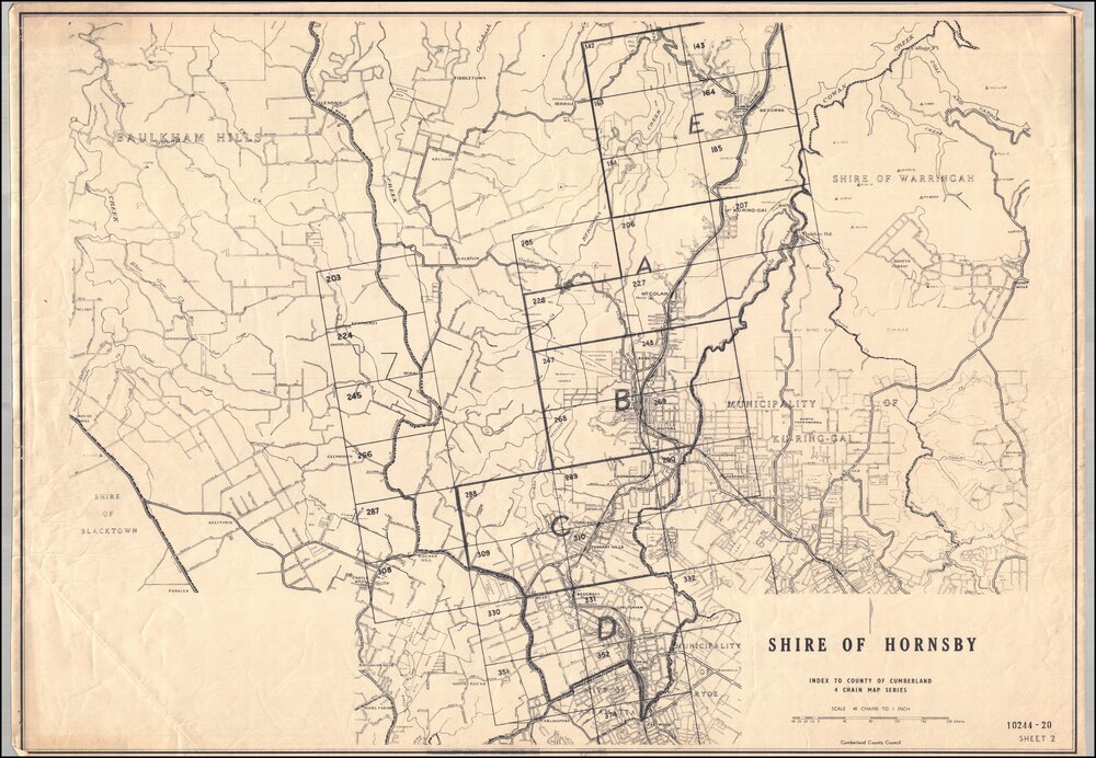 Berowra to Epping, c.1963 [sheet 2 of 2]
