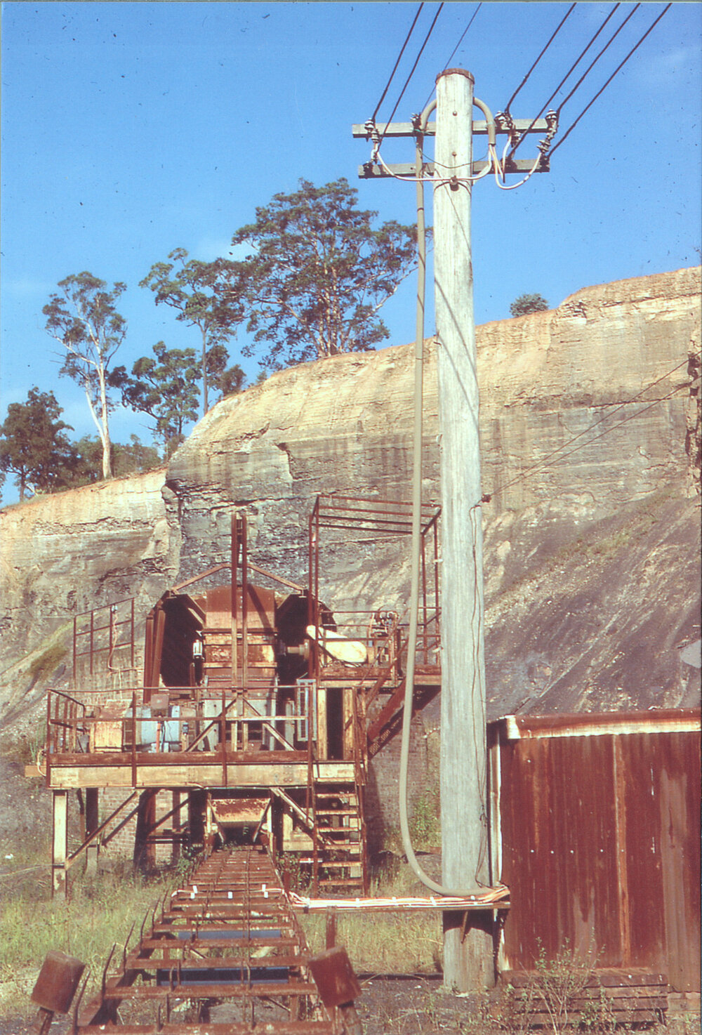 Conveyor belt, Thornleigh Brickworks c.1970s