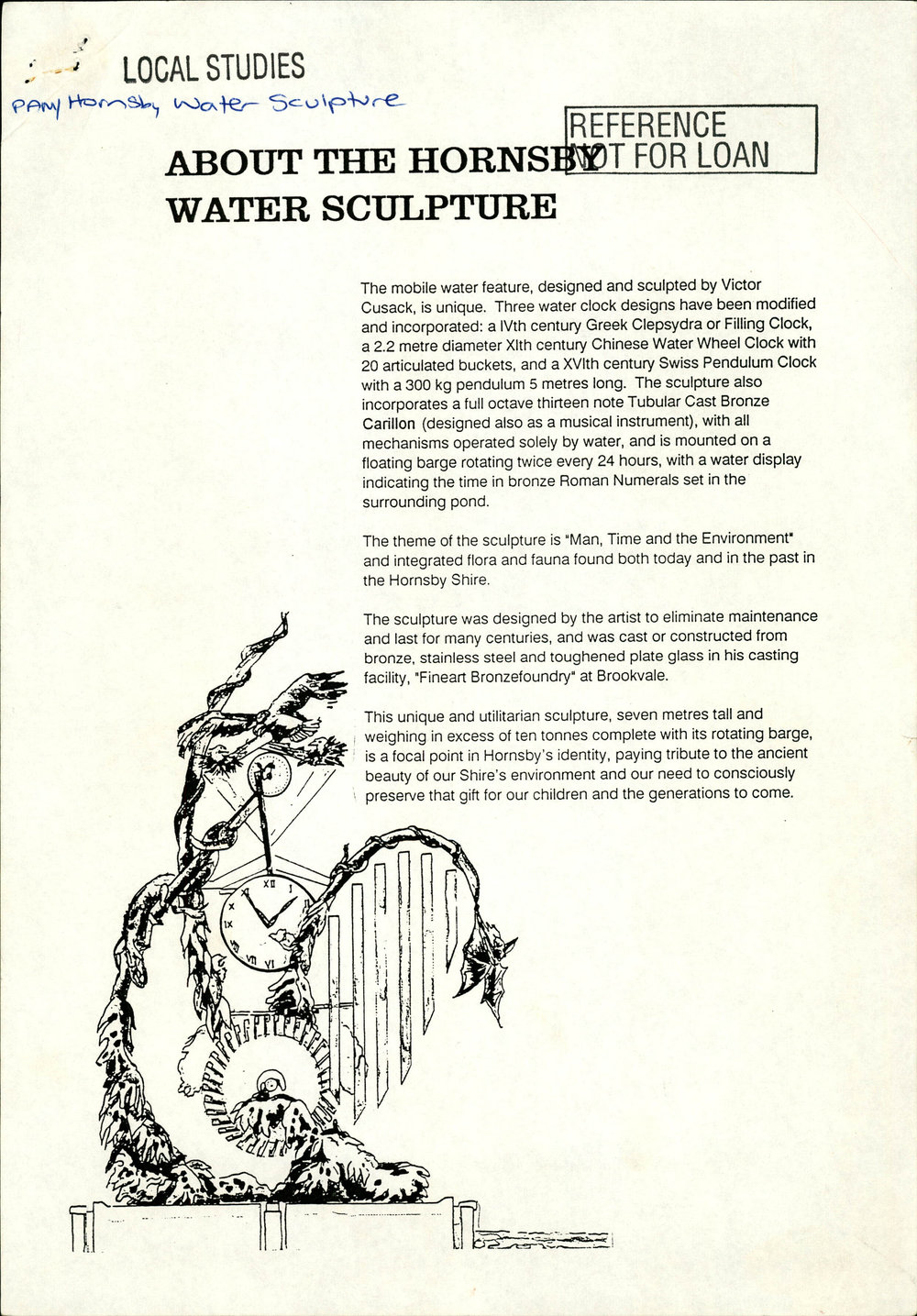 Hornsby Water Sculpture