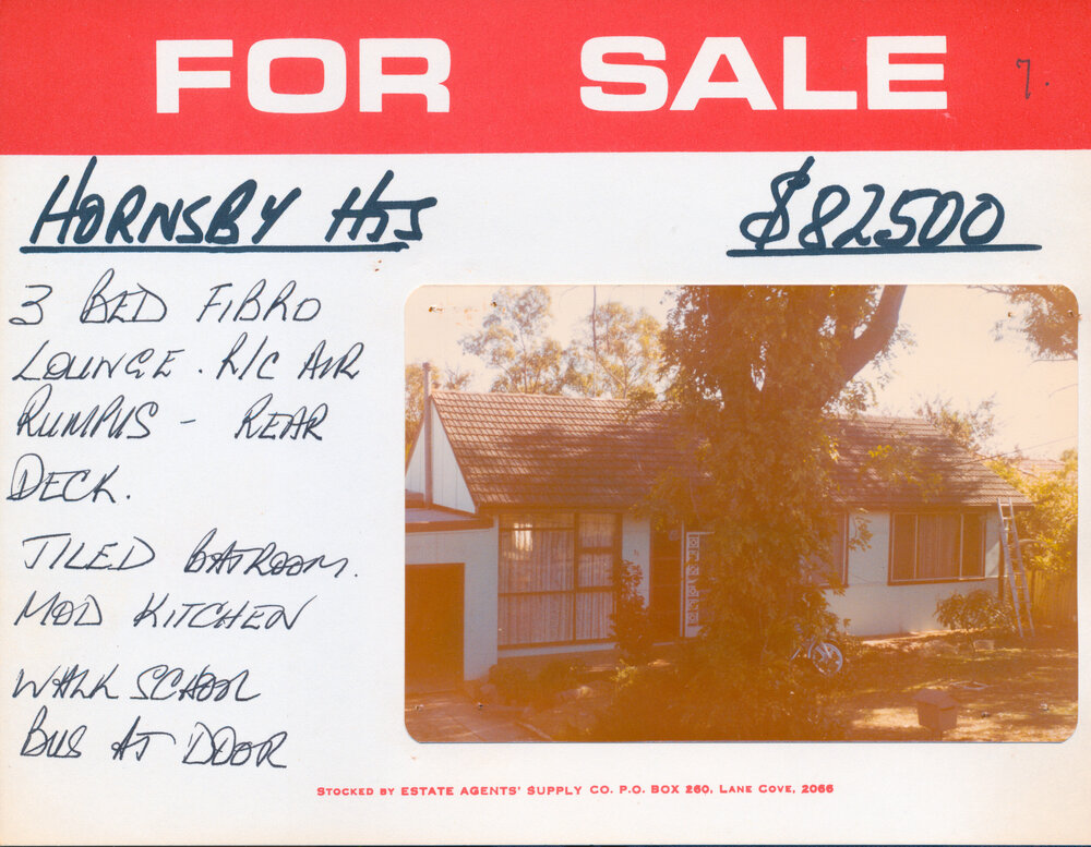 Real Estate Advertisement - Hornsby Heights