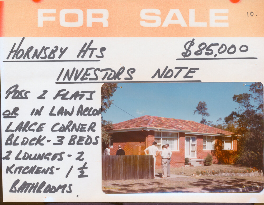 Real Estate Advertisement - Hornsby Heights