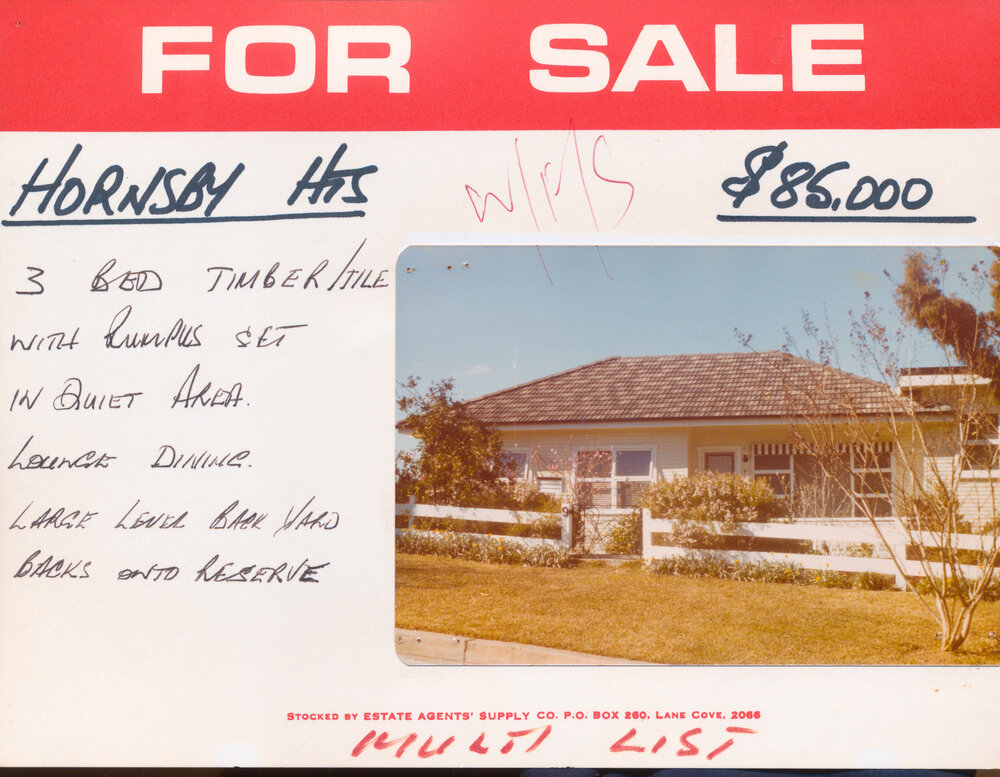 Real Estate Advertisement - Hornsby Heights