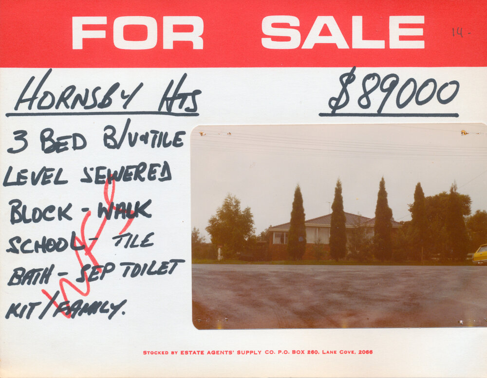 Real Estate Advertisement - Hornsby Heights