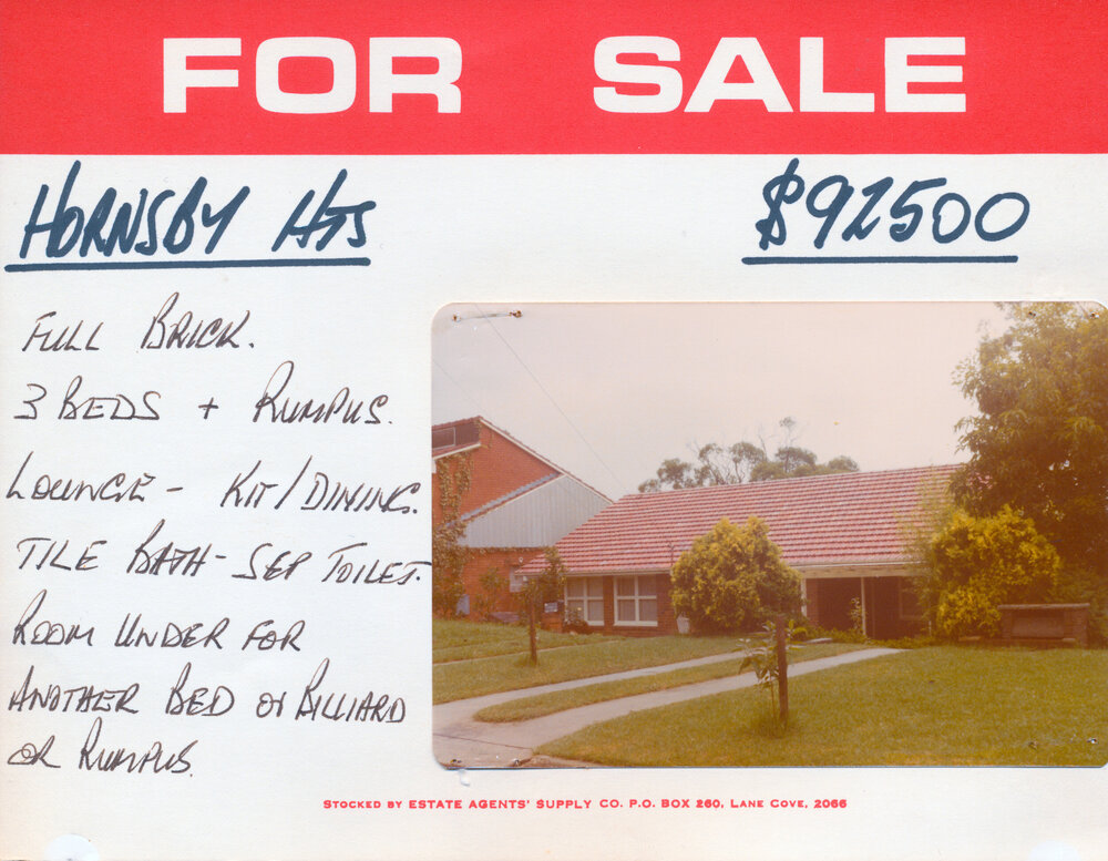 Real Estate Advertisement - Hornsby Heights