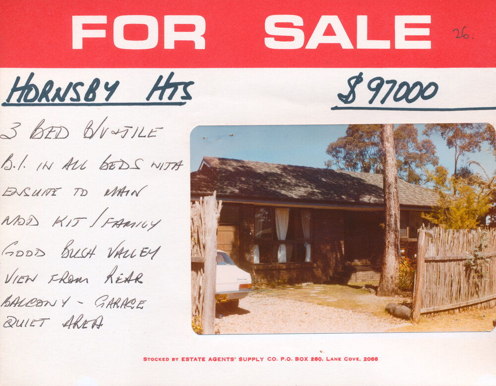 Real Estate Advertisement - Hornsby Heights