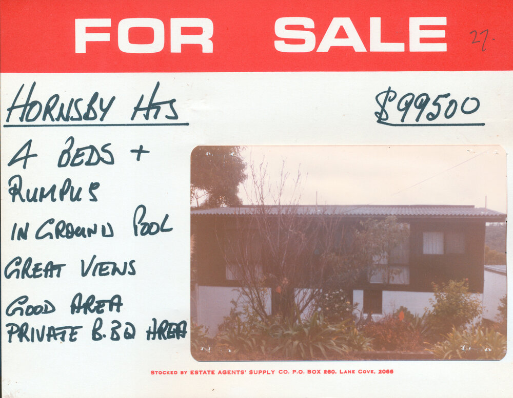 Real Estate Advertisement - Hornsby Heights