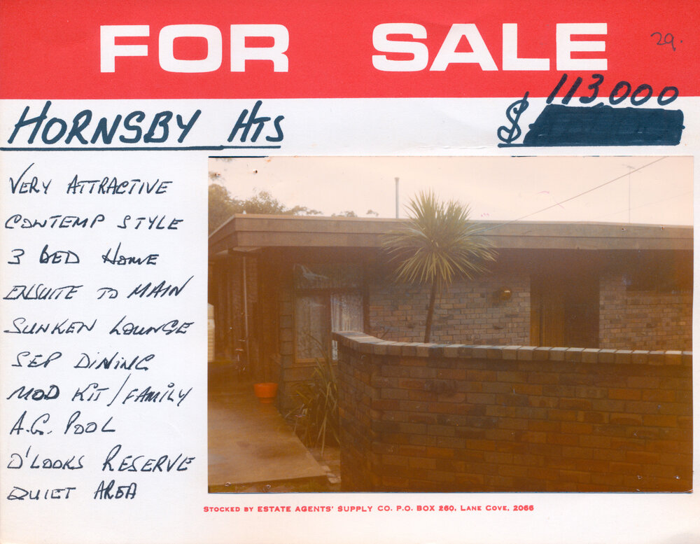 Real Estate Advertisement - Hornsby Heights